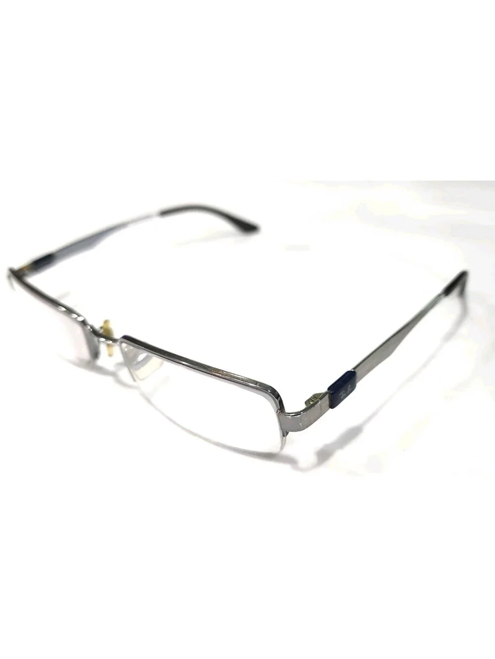 Ray Ban RB6156 2507 Silver Rectangle Eyeglasses 52-17 140